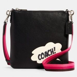 Authentic Coach Marvel Crossbody Comic Theme NWOT
